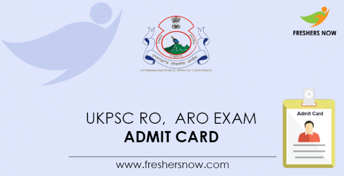 UKPSC-RO,--ARO-Exam-Admit-Card UKPSC-RO,--ARO-Exam-Admit-Card