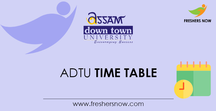 ADTU-Time-Table ADTU-Time-Table