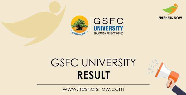 GSFC University Result GSFC University Result