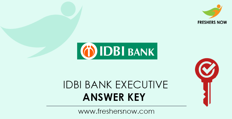 IDBI-Bank-Executive-Answer-Key