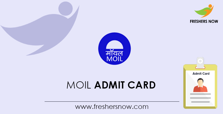 MOIL Admit Card MOIL Admit Card