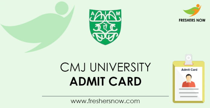 CMJ-University-Admit-Card CMJ-University-Admit-Card