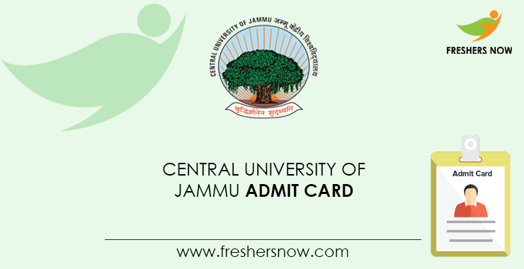 Central-University-of-Jammu-Admit-Card Central-University-of-Jammu-Admit-Card
