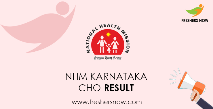 NHM-Karnataka-CHO-Result NHM-Karnataka-CHO-Result