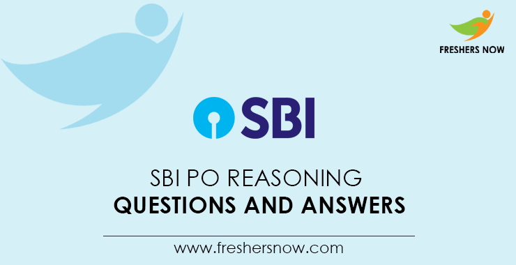 SBI PO Reasoning Questions and Answers SBI PO Reasoning Questions and Answers