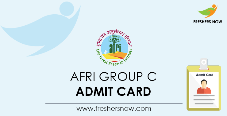 AFRI Group C Admit Card AFRI Group C Admit Card
