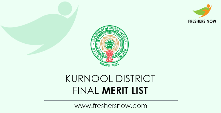 List of final merits of Kurnool district