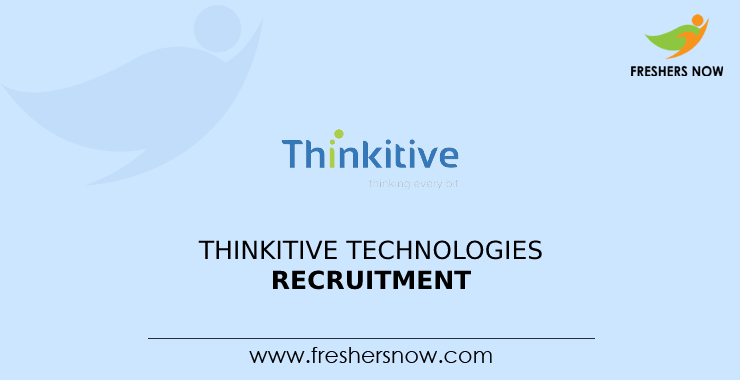 Thinkitive Technologies Recruitment Thinkitive Technologies Recruitment