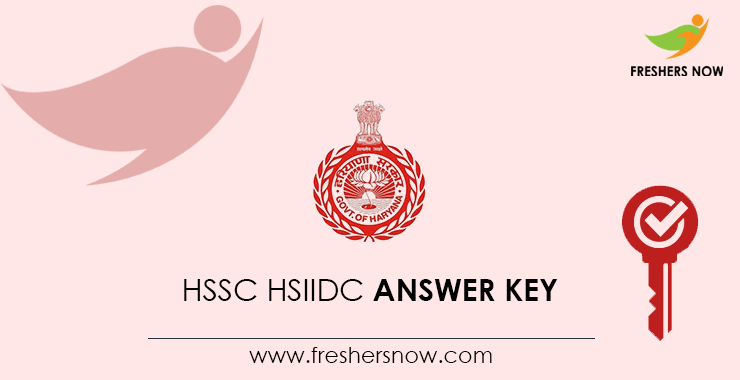 HSSC-HSIIDC-Answer-Key
