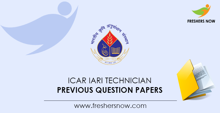 ICAR IARI Technician Previous Question Papers ICAR IARI Technician Previous Question Papers