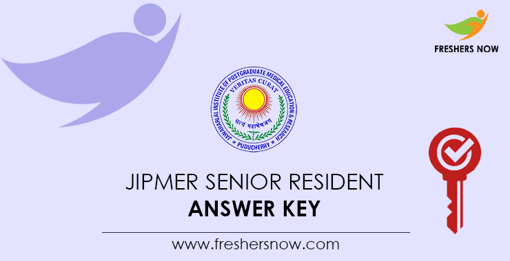 JIPMER Senior Resident Answer Key