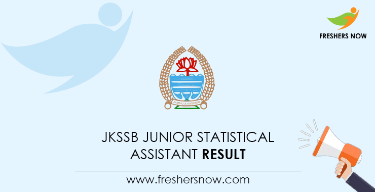 JKSSB Junior Statistical Assistant Result JKSSB Junior Statistical Assistant Result