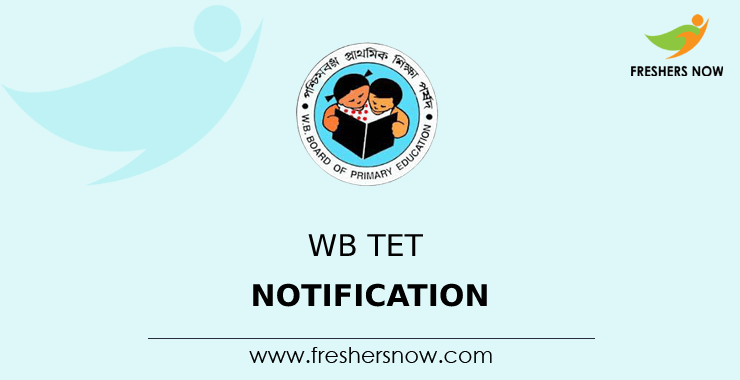 WB TET Notification WB TET Notification