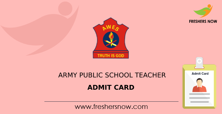Army Public School Teacher Admit Card Army Public School Teacher Admit Card