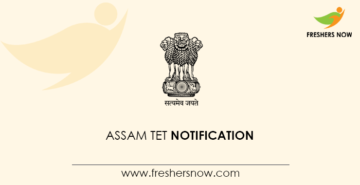 Assam-TET-Notification Assam-TET-Notification