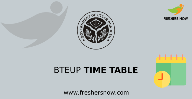 BTEUP Time Table BTEUP Time Table