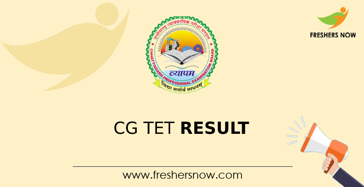 CG TET Result CG TET Result