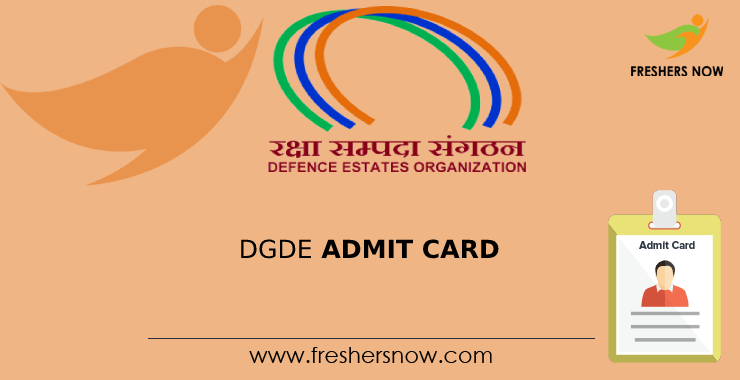 DGDE Admission Card