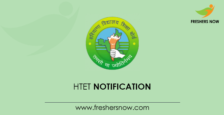 HTET-Notification HTET-Notification