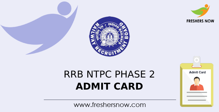 Support Card RRB NTPC Phase 2