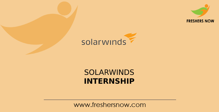 SolarWinds Internship SolarWinds Internship