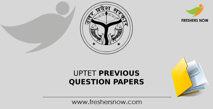 UPTET Previous Question Papers UPTET Previous Question Papers