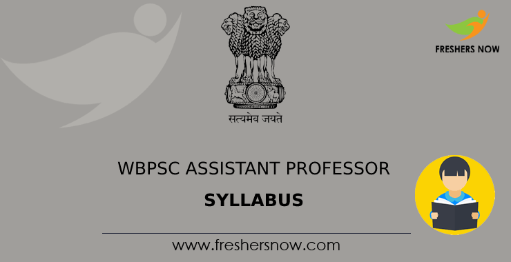 Wbpsc Assistant Professor Syllabus 2024 Exam Pattern Wbpsc Assistant Professor Syllabus 2024 Exam Pattern