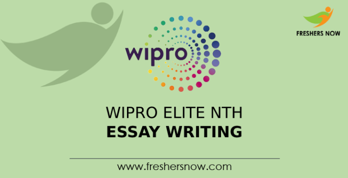 essay writing topics of wipro