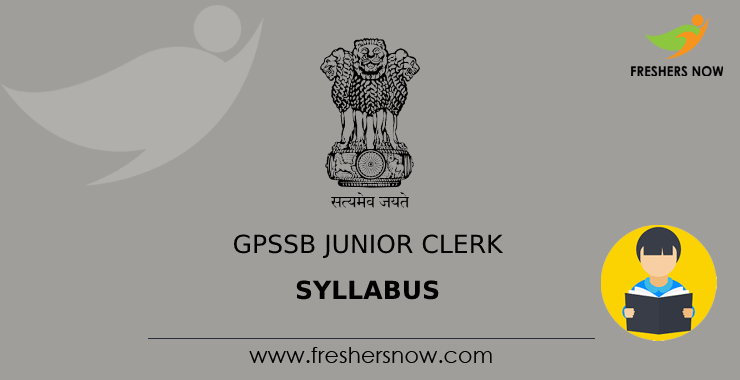GPSSB जूनियर क्लर्क सिलेबस