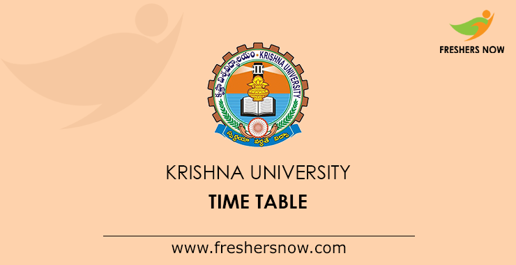 Krishna-University-Time-Table Krishna-University-Time-Table