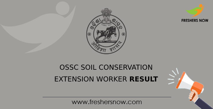 OSSC Soil Conservation Extension Worker Result OSSC Soil Conservation Extension Worker Result