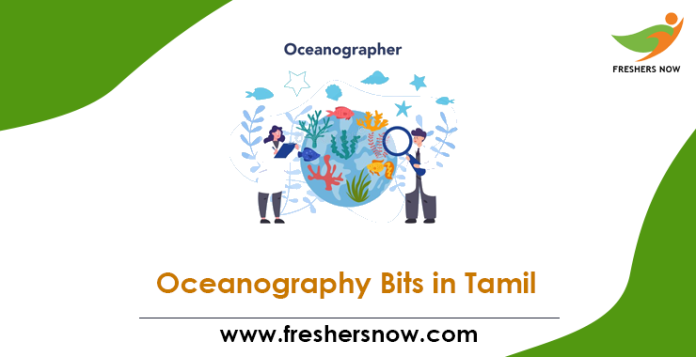 Oceanography GK in Tamil Oceanography GK in Tamil