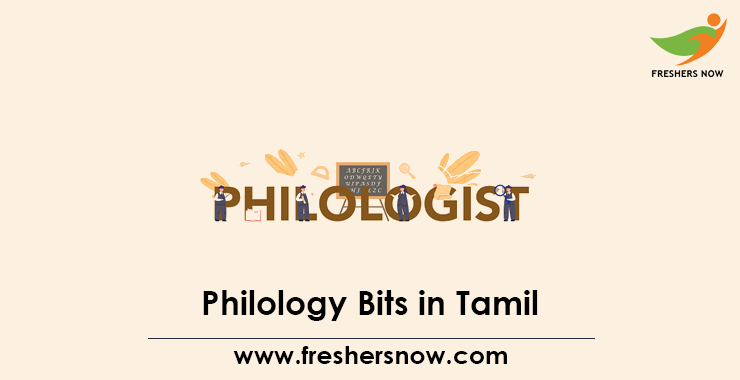 Philology GK in Tamil Philology GK in Tamil