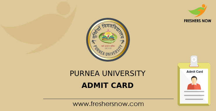 Purnea University Admit Card