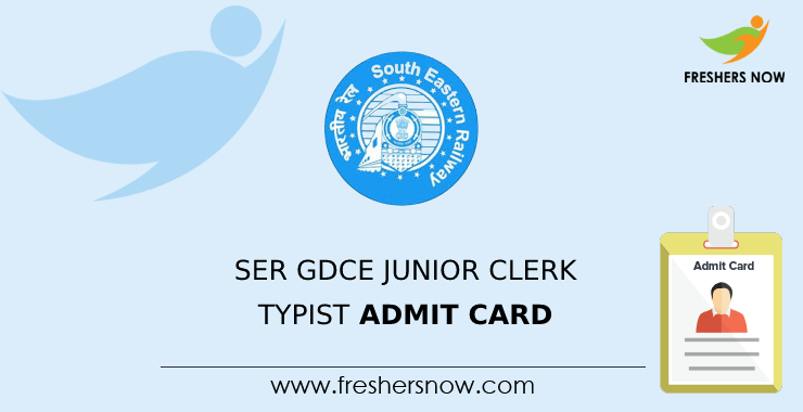 SER GDCE Junior Clerk Typist Admit Card SER GDCE Junior Clerk Typist Admit Card