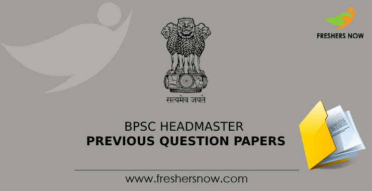 BPSC Headmaster Previous Question Papers BPSC Headmaster Previous Question Papers