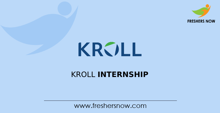 Kroll Internship Kroll Internship