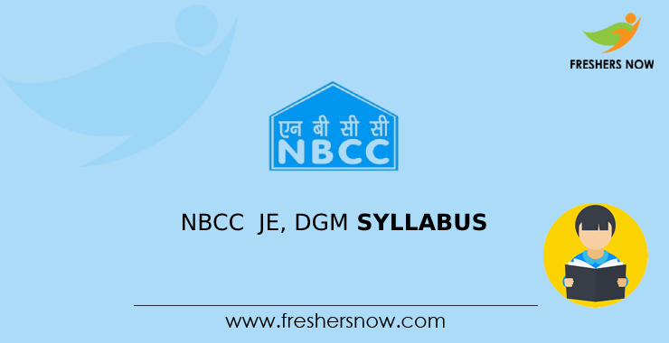 NBCC JE, DGM Syllabus NBCC JE, DGM Syllabus