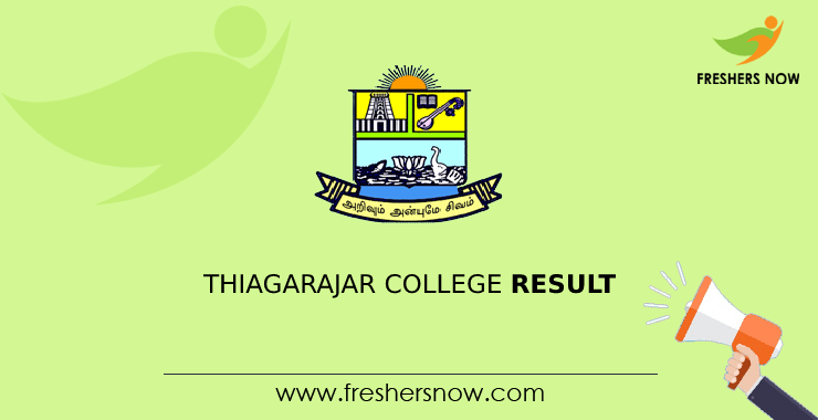 Thiagarajar College Result Thiagarajar College Result