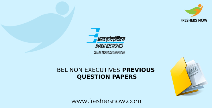 BEL Non Executives Previous Question Papers BEL Non Executives Previous Question Papers
