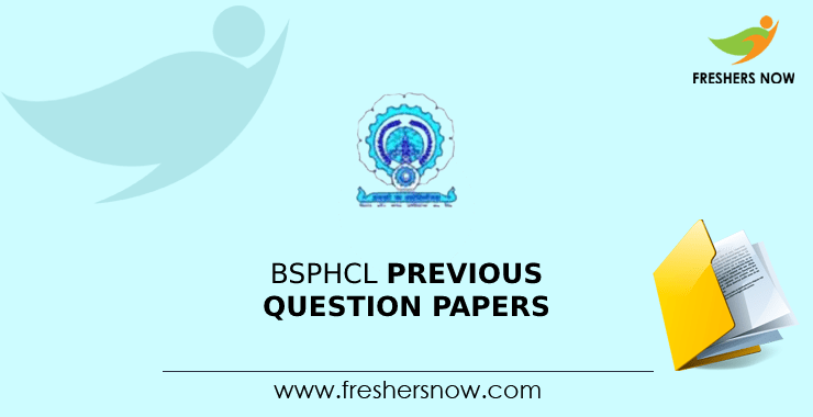 BSPHCL Previous Question Papers BSPHCL Previous Question Papers