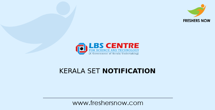 Kerala SET Notification Kerala SET Notification