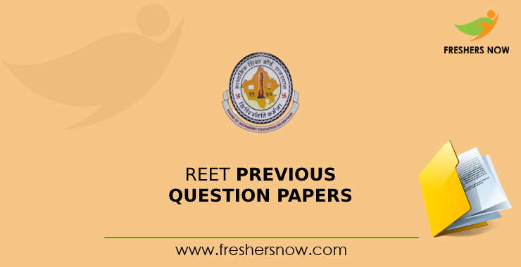 REET Previous Question Papers REET Previous Question Papers