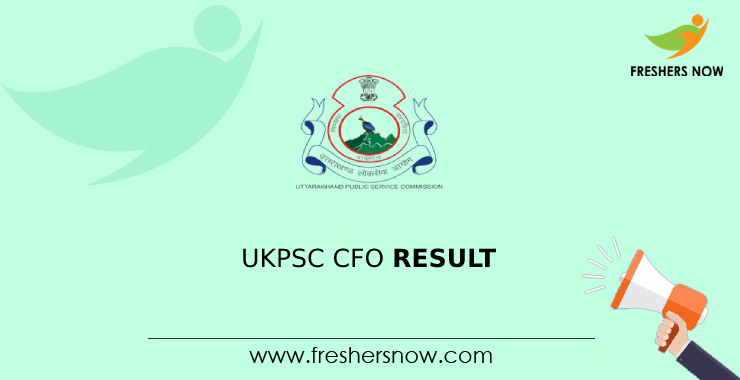 UKPSC CFO Result UKPSC CFO Result