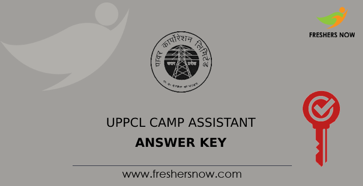 UPPCL Camp Assistant Answer Key UPPCL Camp Assistant Answer Key