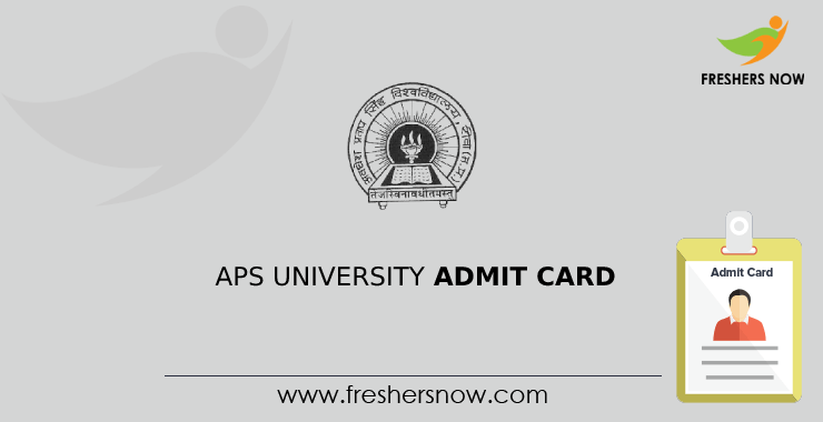 APS University Admit Card APS University Admit Card
