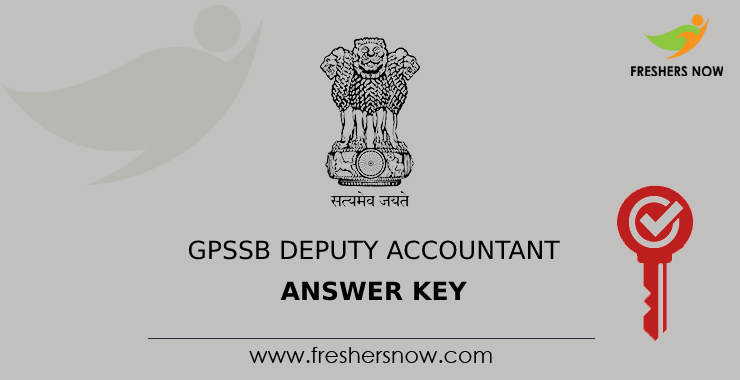 GPSSB Deputy Accountant Answer Key GPSSB Deputy Accountant Answer Key