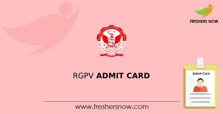 RGPV Admit Card RGPV Admit Card