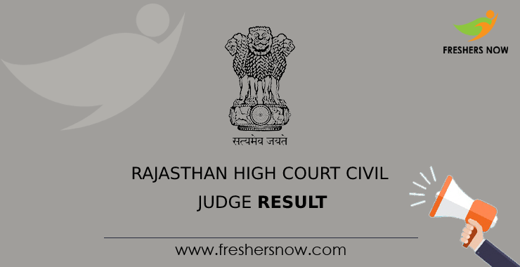 Rajasthan High Court Civil Judge Result Rajasthan High Court Civil Judge Result