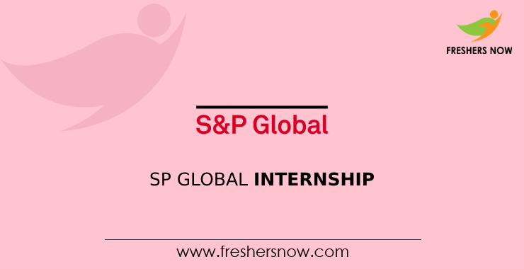 SP Global Internship SP Global Internship